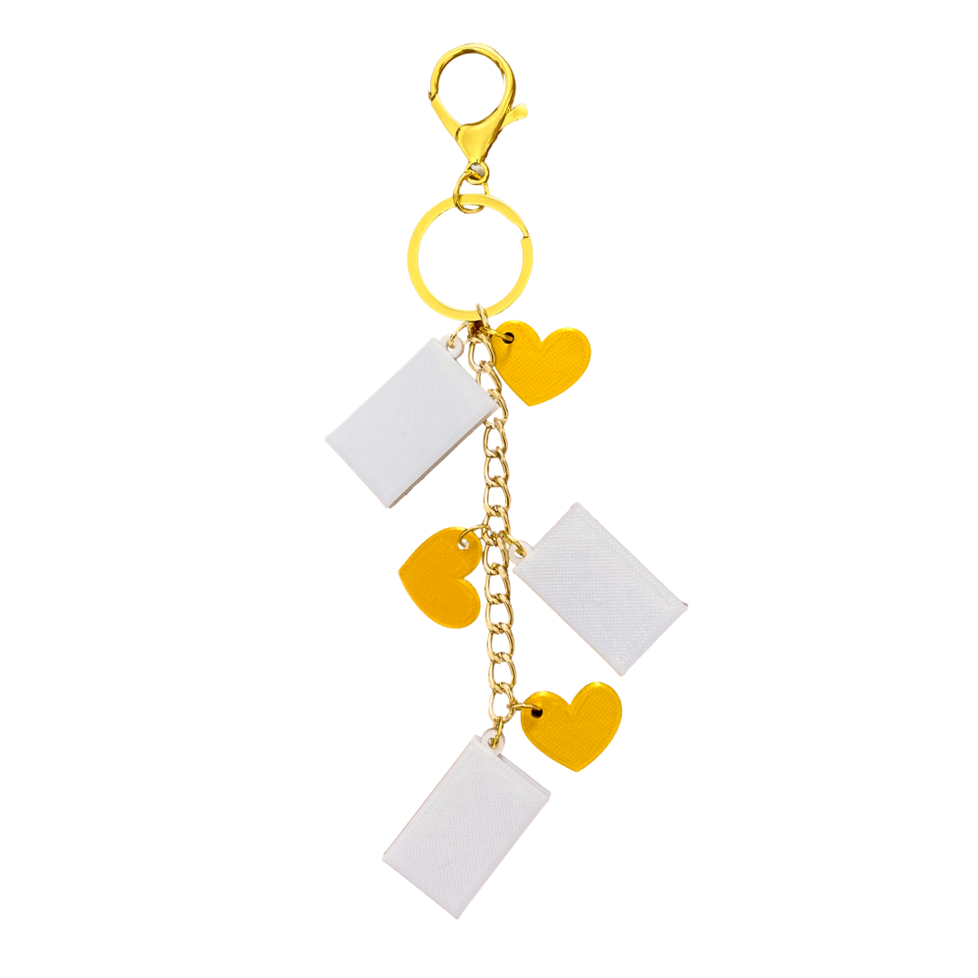 Tiny Book keychain - 3 books